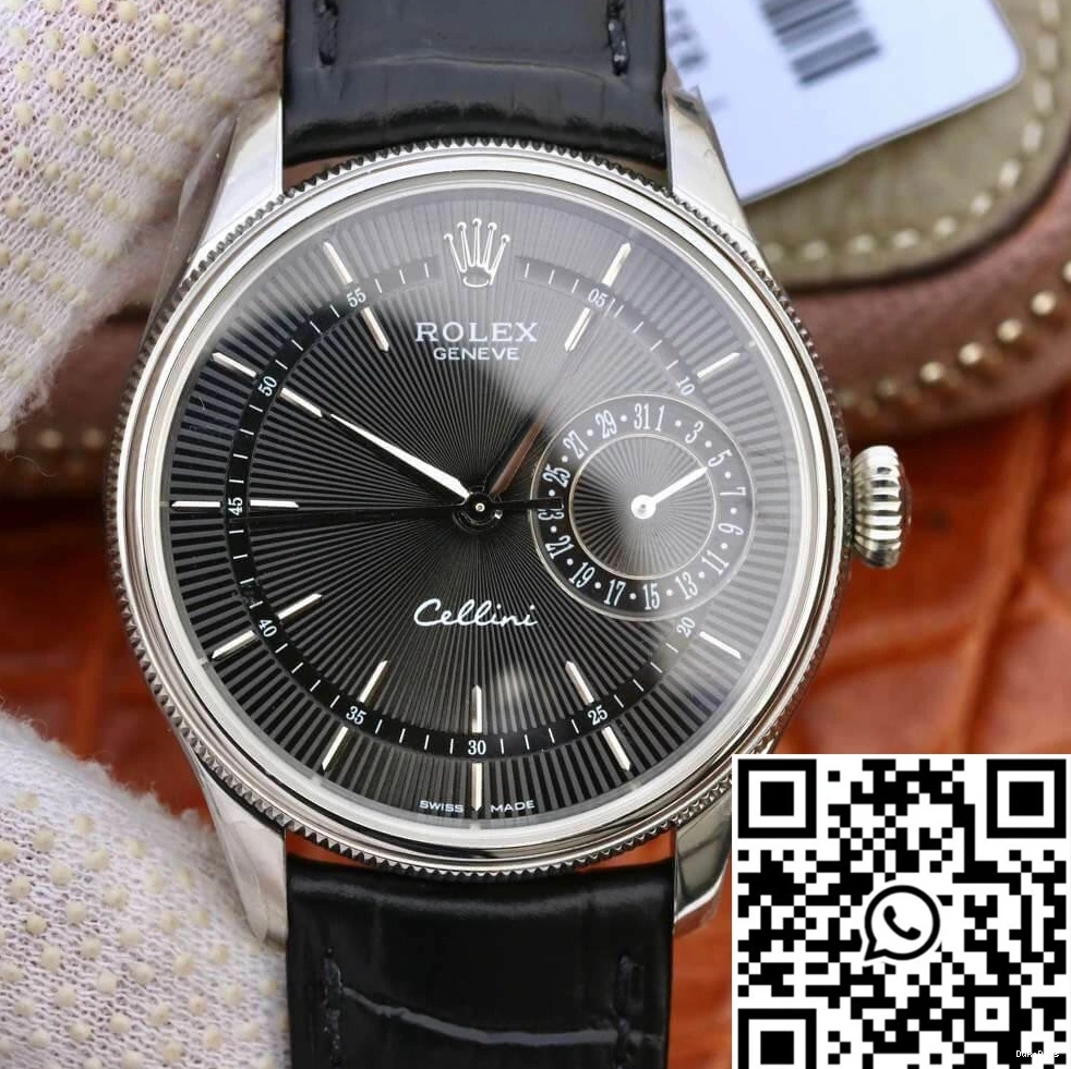Dial Rolex Factory 50519 MKS Celini Black Date 0921